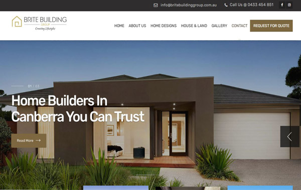 BRITE BUILDING GROUP, Canberra