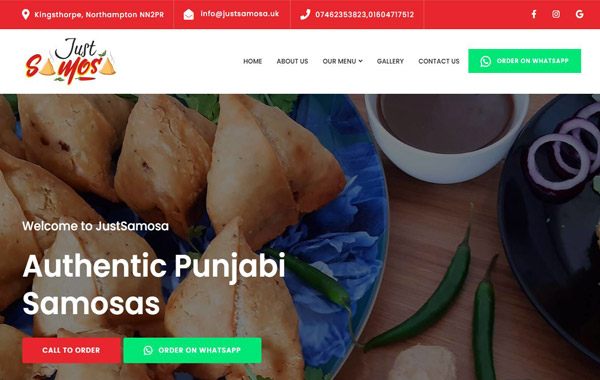 JUST SAMOSA, Northampton, UK